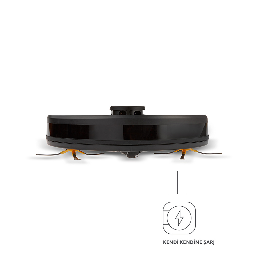 Homend Alex Laser 1282H Moplu ve Haritalamalı Akıllı Robot Süpürge Siyah görseli 5