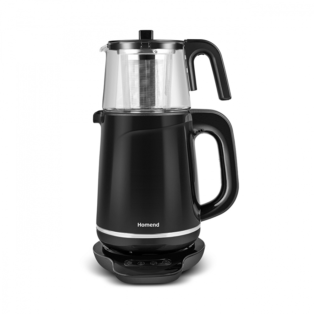 Homend Royaltea 1726H Siyah Konuşan Çay Makinesi görseli 1