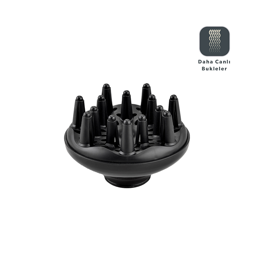 Homend Hairforce 4405H Dokunmatik Ekranlı İyonik Saç Kurutma Makinesi Siyah görseli 7