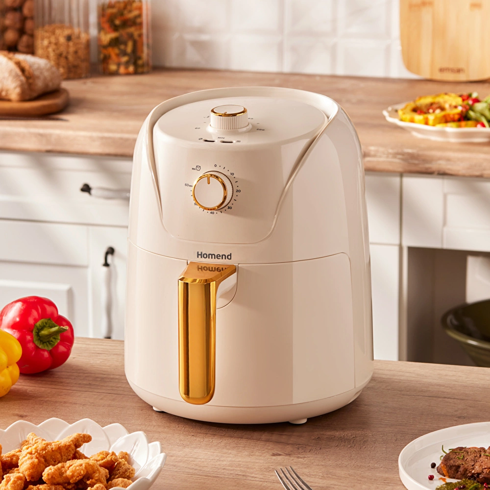 Homend Airfryday 2504H 8 Farklı Programlı, 4,3 Litre Airfryer Krem görseli 4