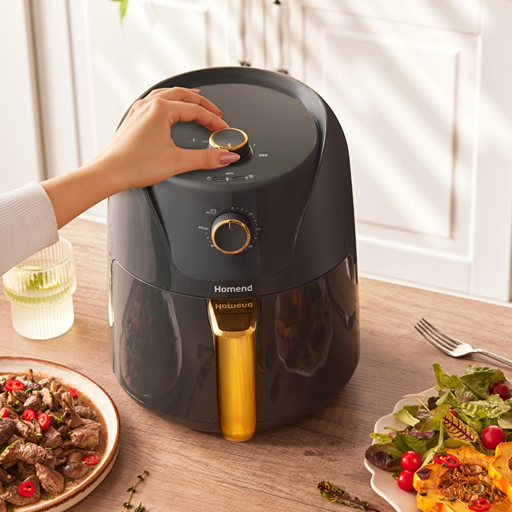 Homend Airfryday 2505H 8 Farklı Programlı Airfryer Antrasit 4,3L görseli 6