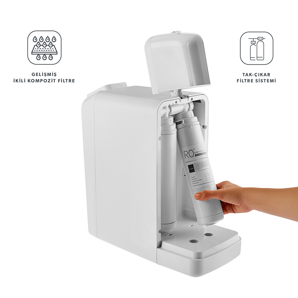 Homend Himalaya 9007H 4 Farklı Derecede Su Veren Akıllı Kettle Özellikli Su Arıtıcı görseli 6
