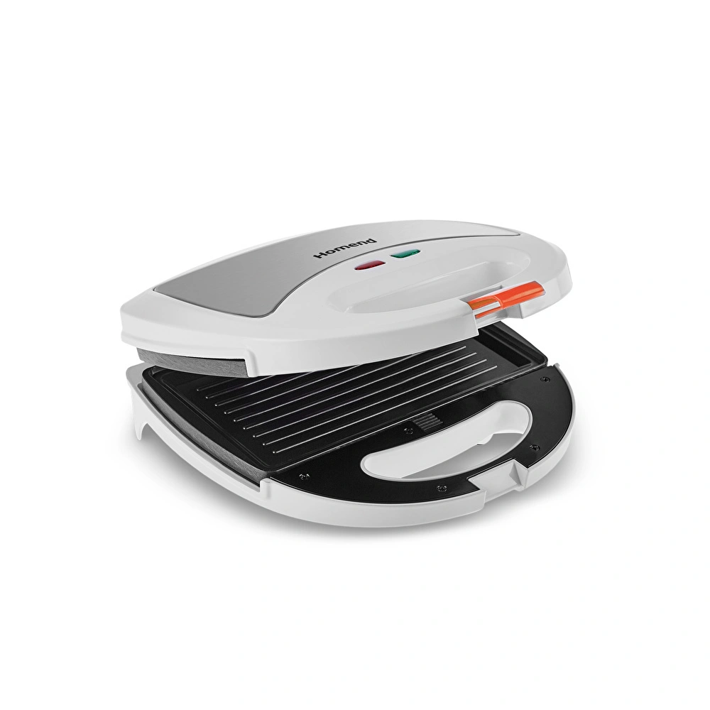 Homend Toastbuster 1309H Çıkarılabilir Plakalı Portatif Tasarım Tost Makinesi Turuncu görseli 7