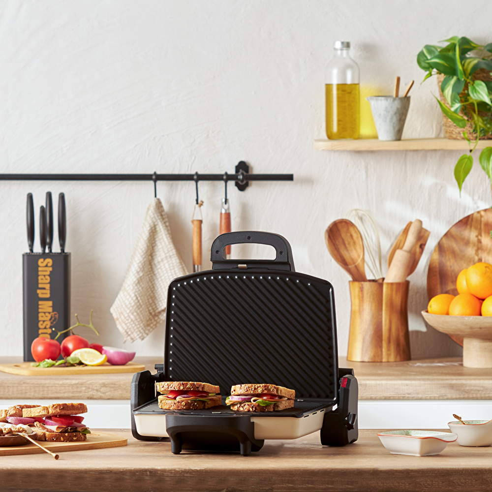 Homend Toastbuster 1337H 4 Ekmekli Tost Makinesi Krem görseli 3