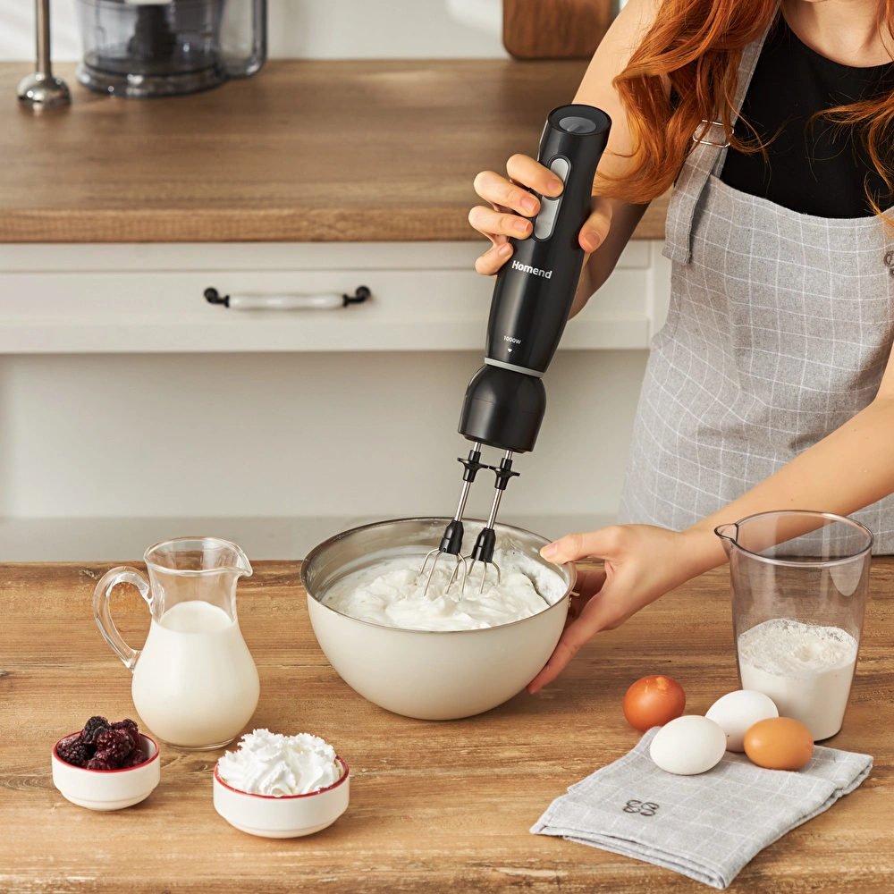 Homend Handmaid 1908H Blender Set Siyah Gri görseli 3