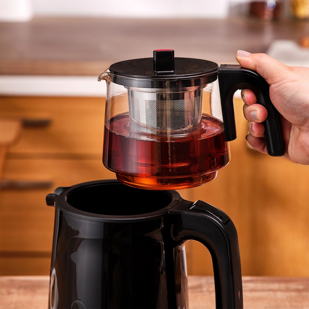 Homend Royaltea 1744H Çay Makinesi Siyah görseli 3