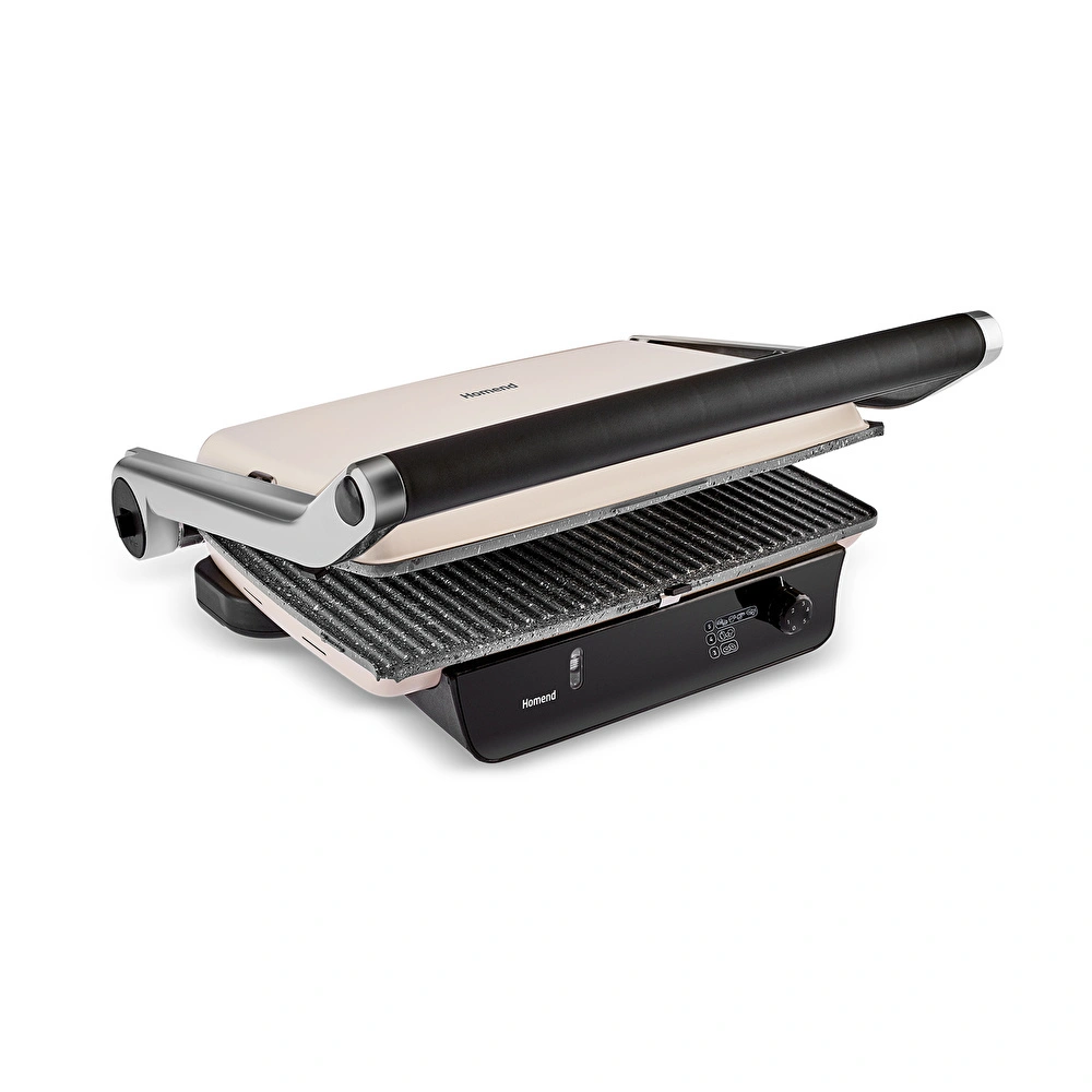 Homend Toastbuster 1338H 6 Ekmekli Tost Makinesi Krem görseli 1
