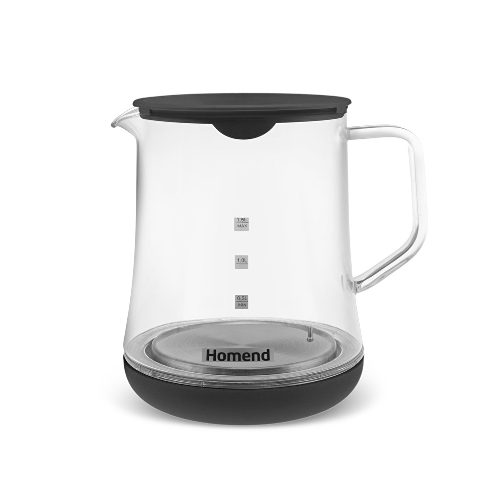 Homend Royaltea 1748H Çay Makinesi Su Isıtıcı Aparatı Antrasit görseli 1