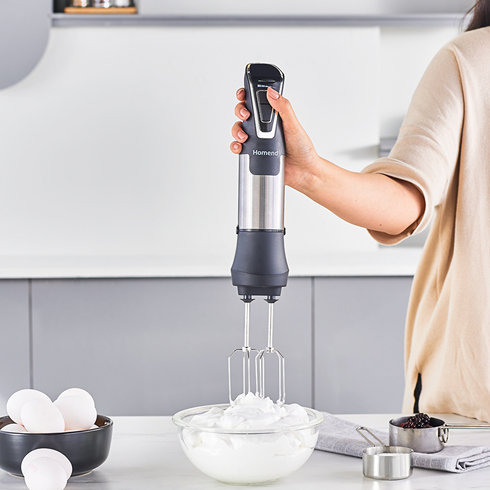 Homend Handmaid 1965h Inox Çelik Bıçaklı Blender Set görseli 4