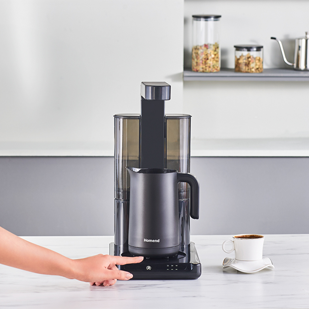 Homend Smart Royaltea Plus 2 in 1 Otomatik Çay ve Türk Kahve Makinesi wifi görseli 4