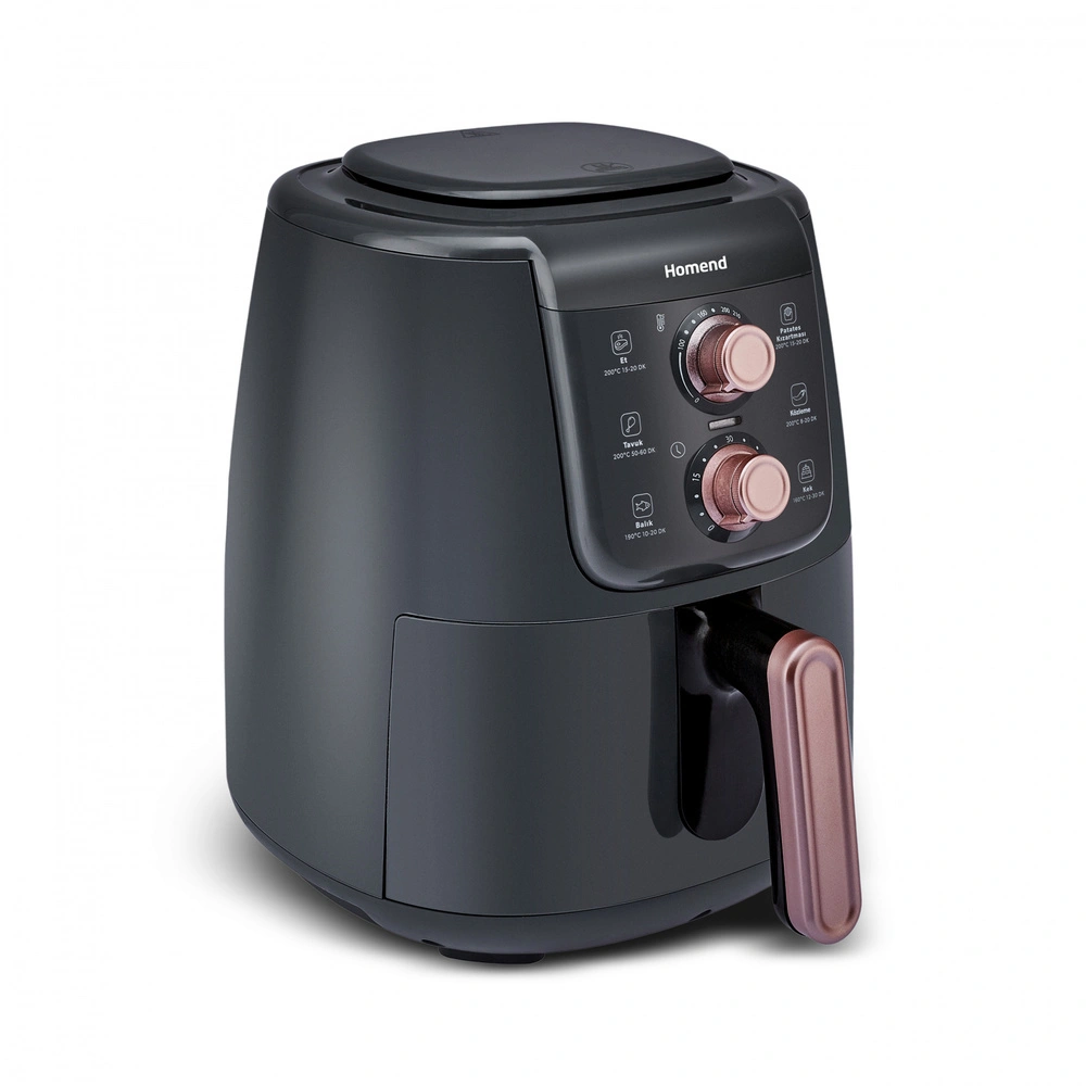 Homend Airfryday 2508H Siyah Rose 4L görseli 2