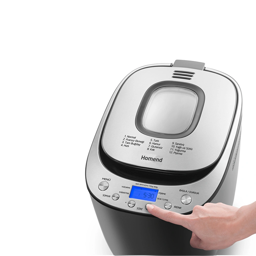 Homend Breadfast 1503h Ekmek Yapma Makinesi görseli 8