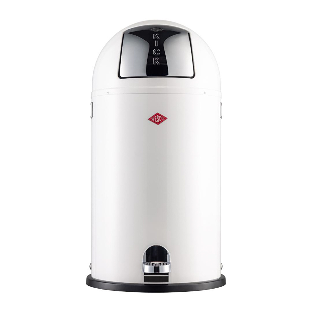 Wesco Kickboy 40 L Çöp Kutusu Beyaz  görseli 1