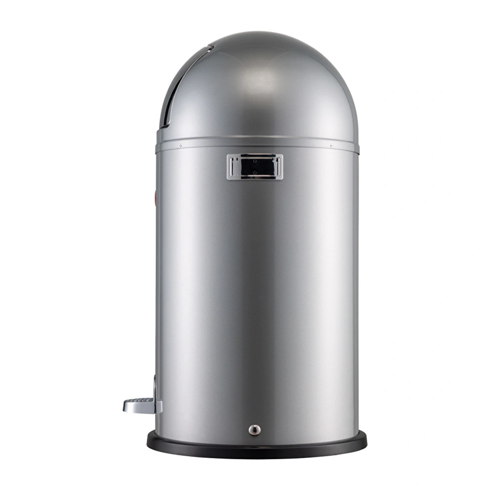 Wesco Kickboy 40 L Çöp Kutusu Gümüş görseli 2