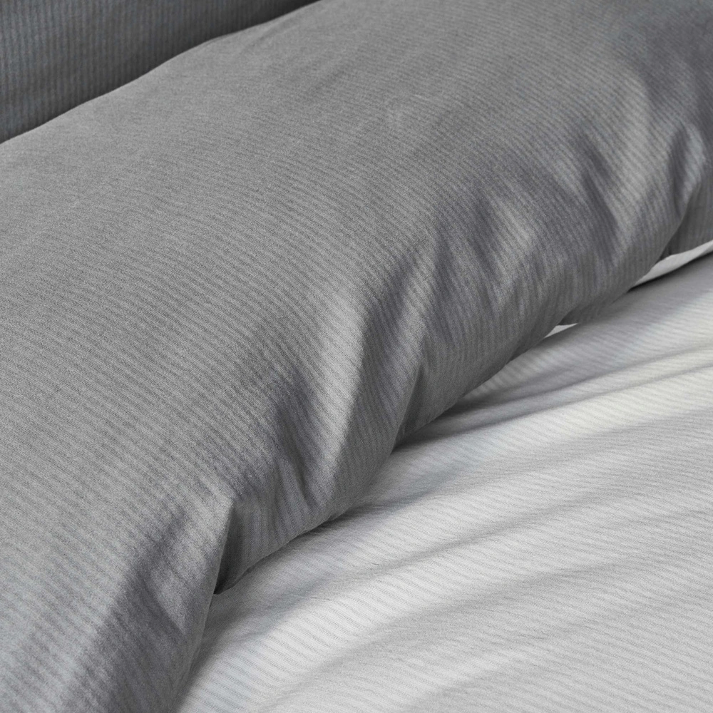 Nautica Home Pruva Antrasit Gri Çift Taraflı Çift Kişilik Nevresim Seti görseli 3