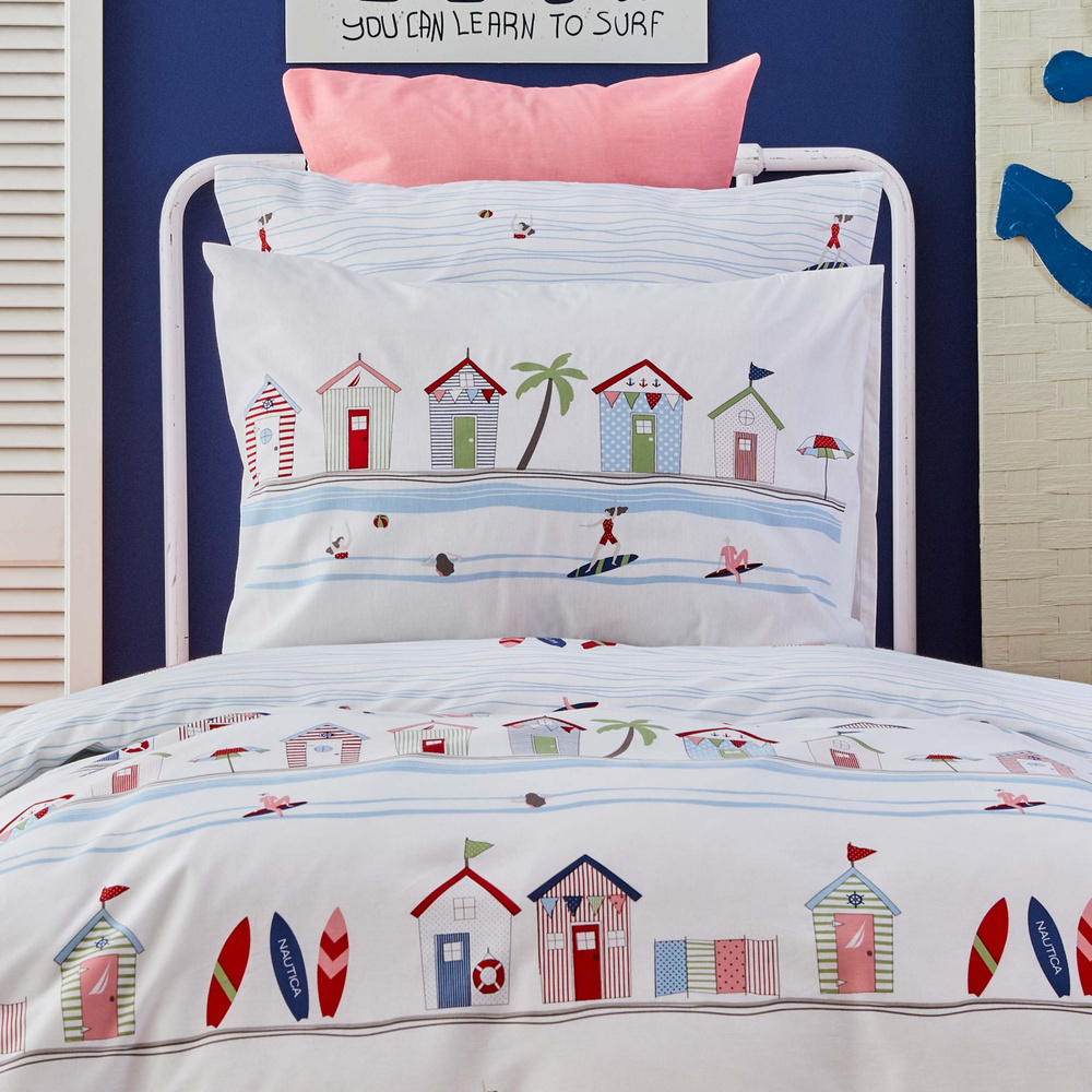 Nautica Home Kids Beach House %100 Pamuk Tek Kişilik Nevresim Takımı görseli 1