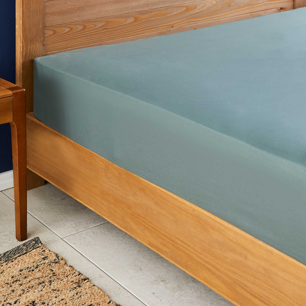 Nautica Home Yeşil %100 Pamuk Tek Kişilik Fitted/Lastikli Çarşaf görseli 3