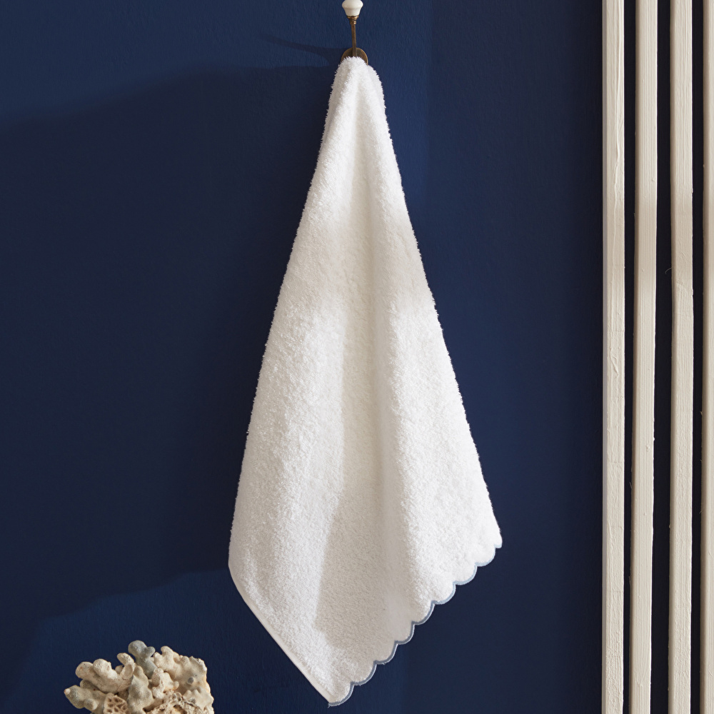 Nautica Home Aegean White Yüz Havlusu 50x90 cm görseli 1