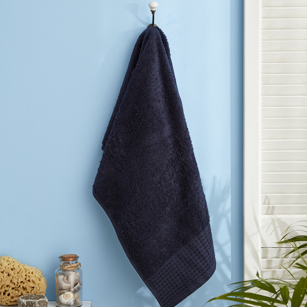 Nautica Home Malone Lacivert Yüz Havlusu 50x90 cm görseli 1