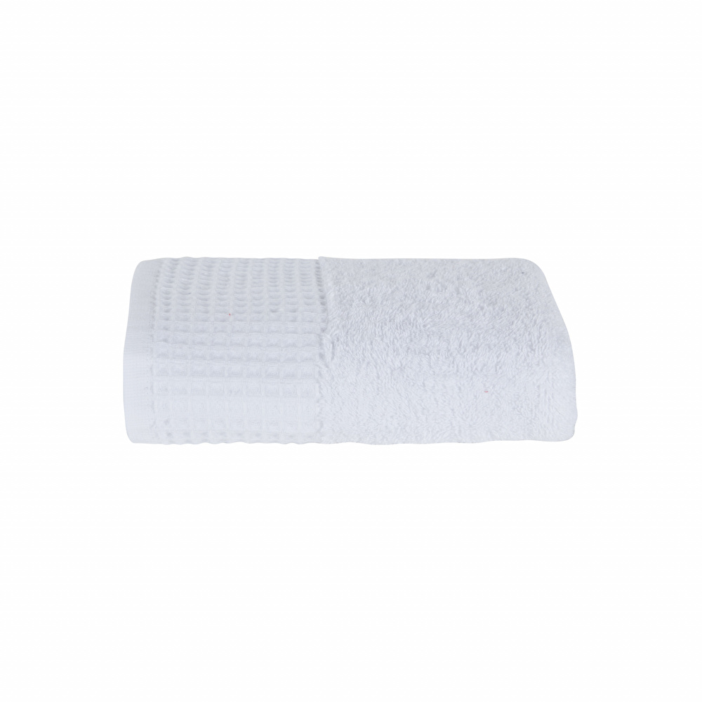 Nautica Home Malone Beyaz Yüz Havlusu 50x90 cm görseli 2