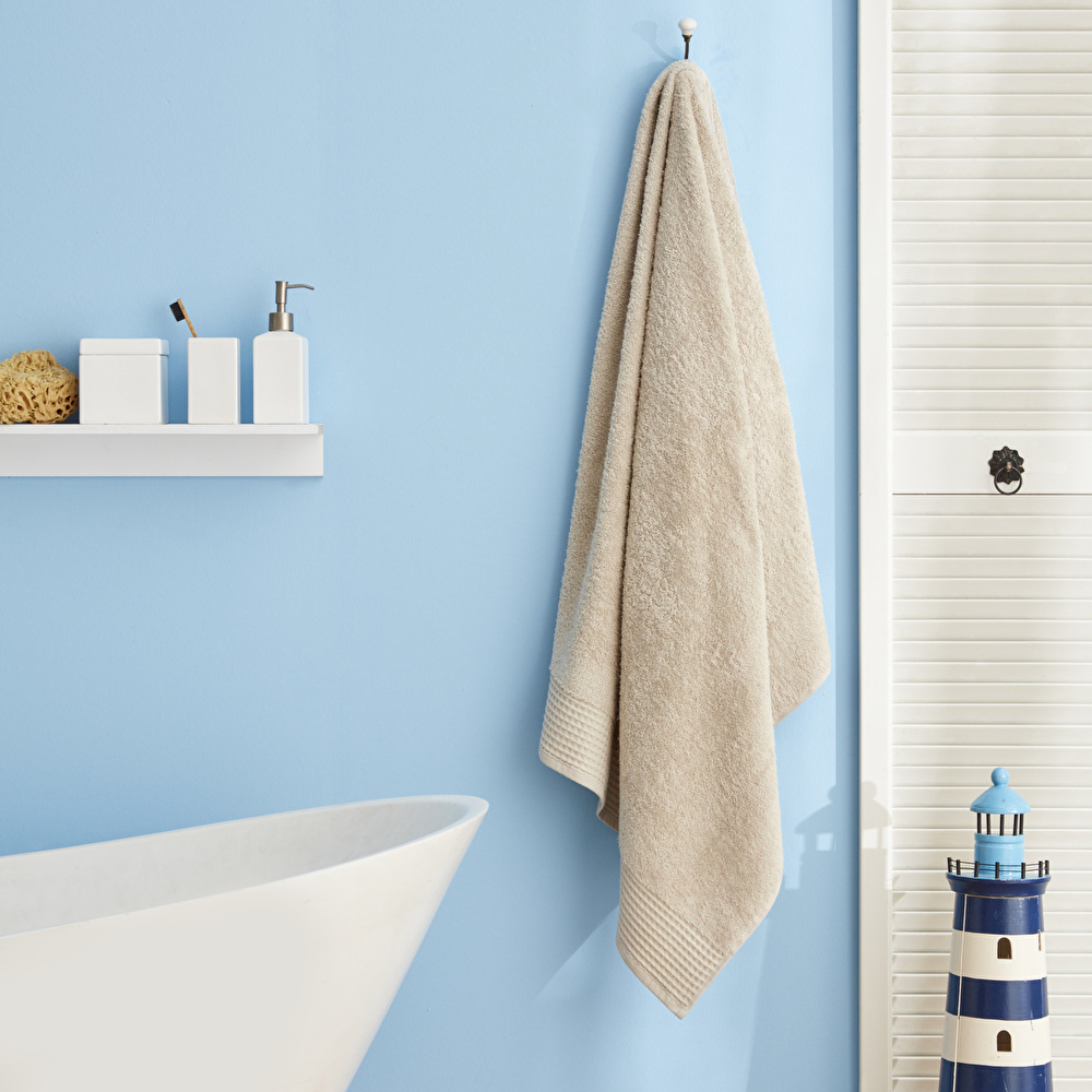 Nautica Home Malone Taş Banyo Havlusu 85x150 cm görseli 2