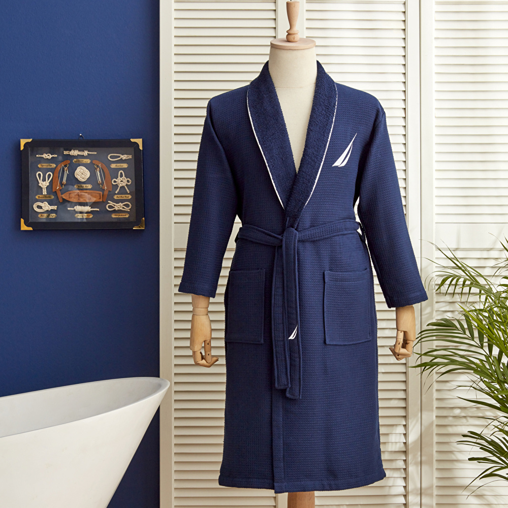 Nautica Home Sail Bornoz S-M Lacivert  görseli 1