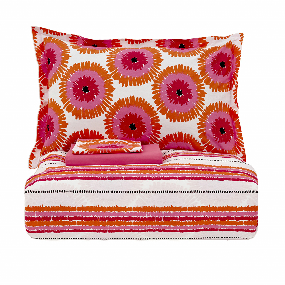 Nautica Home Ocean %100 Pamuk Çift Kişilik Nevresim Takımı Pembe görseli 10