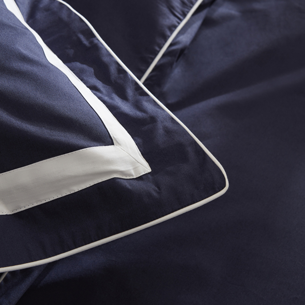 Nautica Home Troy Percale Çift Kişilik Nevresim Takımı Navy  görseli 3