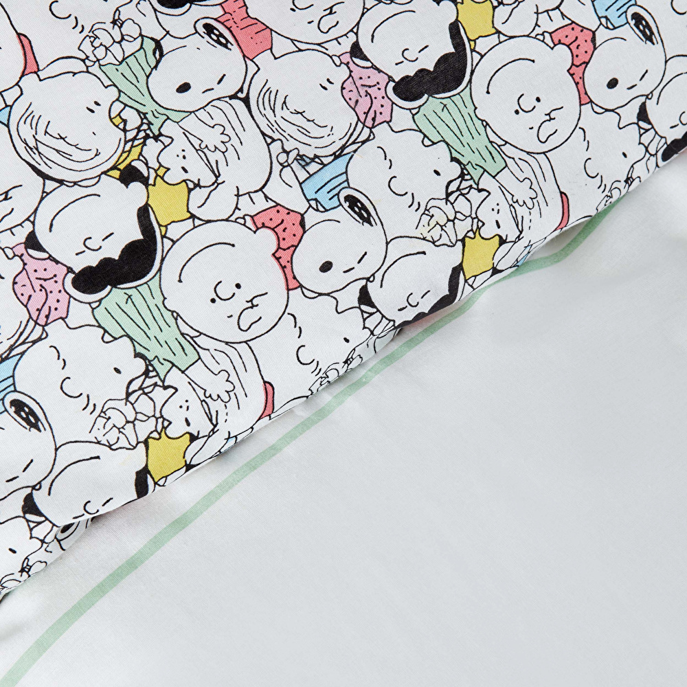 Peanuts by Karaca Home Cactus Tek Kişilik %100 Pamuk Nevresim Takımı görseli 4