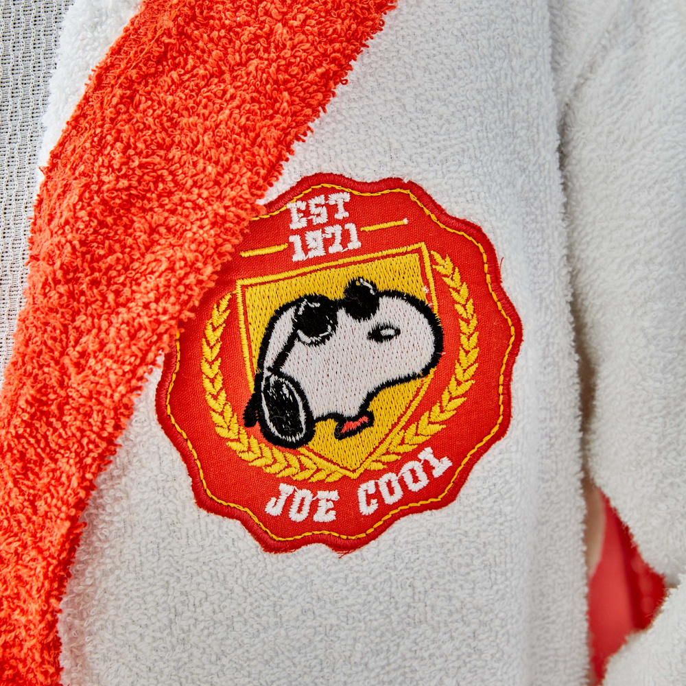 Peanuts by Karaca Home Snoopy Joe Nakışlı 6-8 Yaş Çocuk Bornoz Seti görseli 2