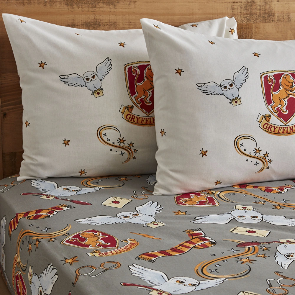 Karaca Home Harry Potter Owl Tek Kişilik Çarşaf Takımı görseli 1