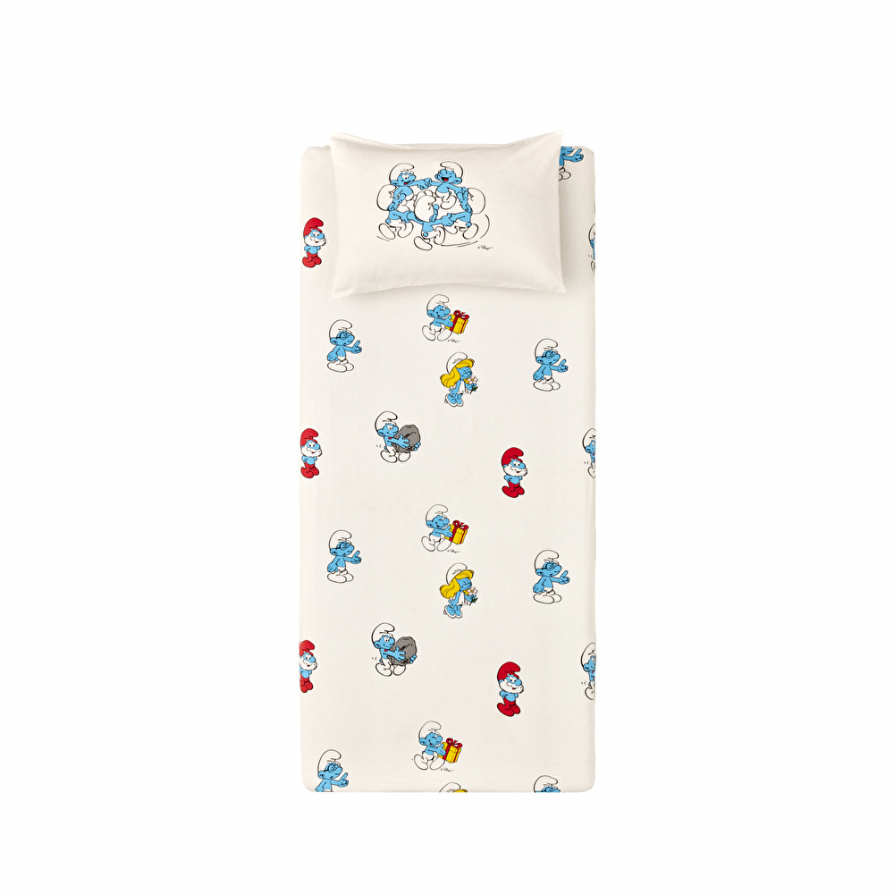 Karaca Home Smurfs By Cuteness Tek Kişilik Çarşaf Takımı görseli 1