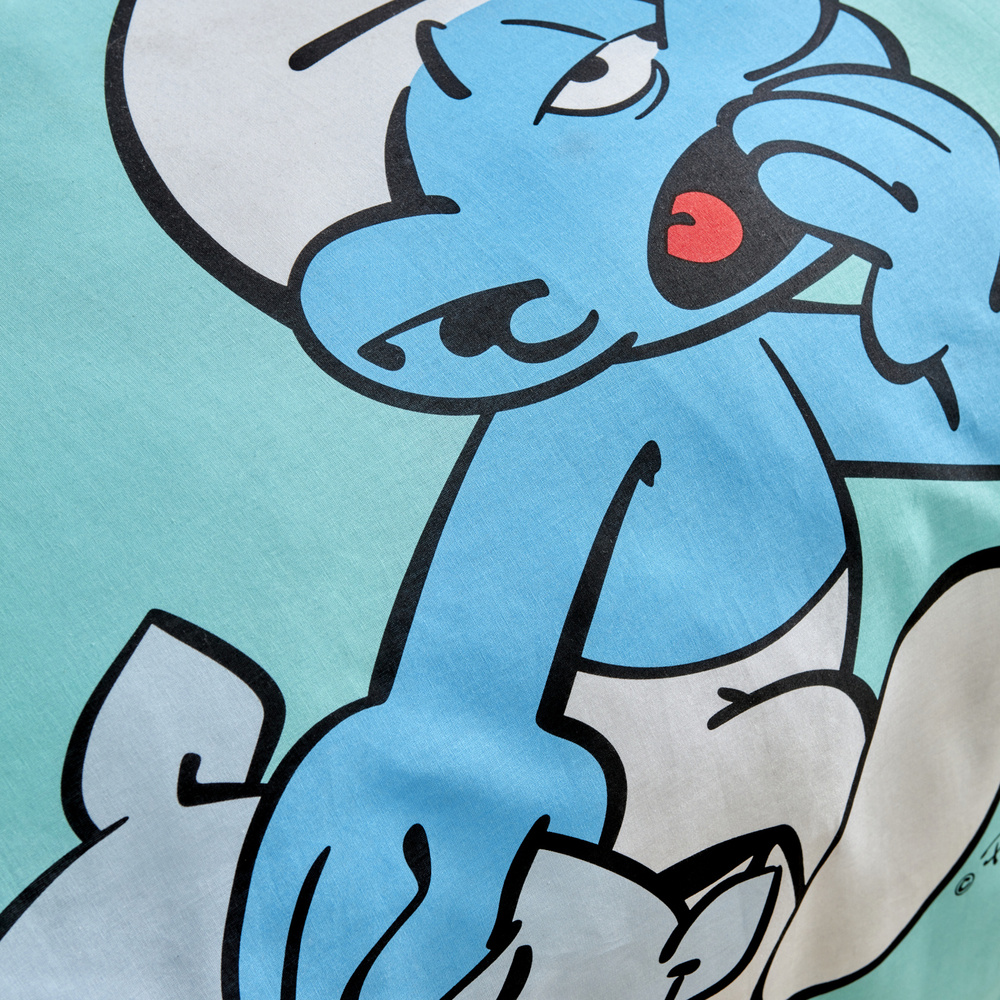 Karaca Home Smurfs Sleepy Smurf %100 Pamuk Tek Kişilik Nevresim