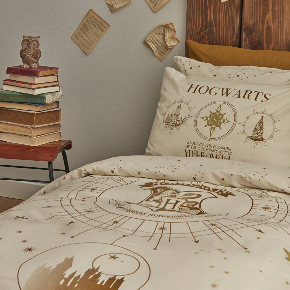 Karaca Home Harry Potter Charm %100 Pamuk Tek Kişilik Nevresim Takımı görseli 3