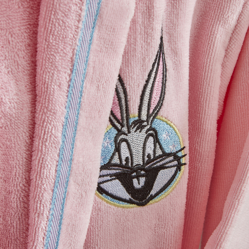 Karaca Home Looney Tunes Bugs Bunny Kapüşonlu Bornoz 8/10 Yaş görseli 2