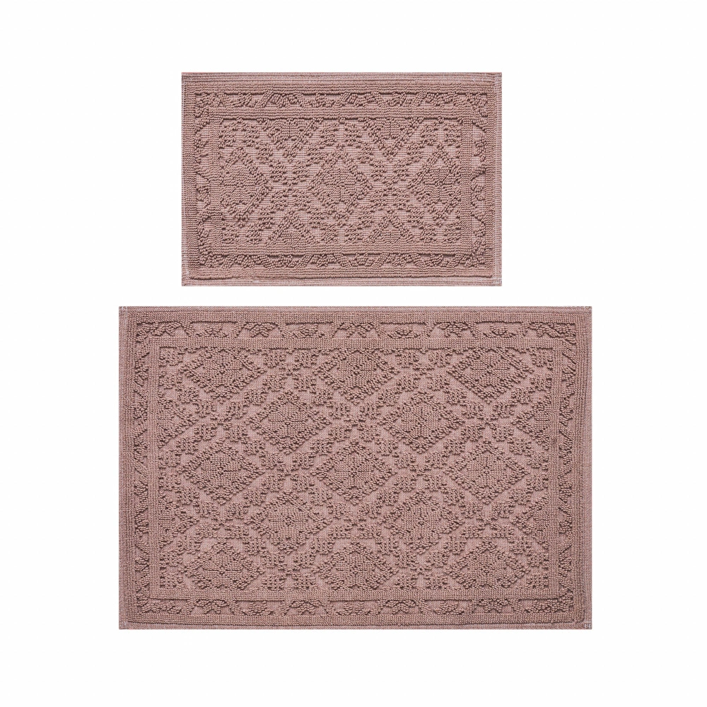 Kaşmir Home Vilma İkili Paspas Bej 60x90 cm-40x60 cm görseli 1