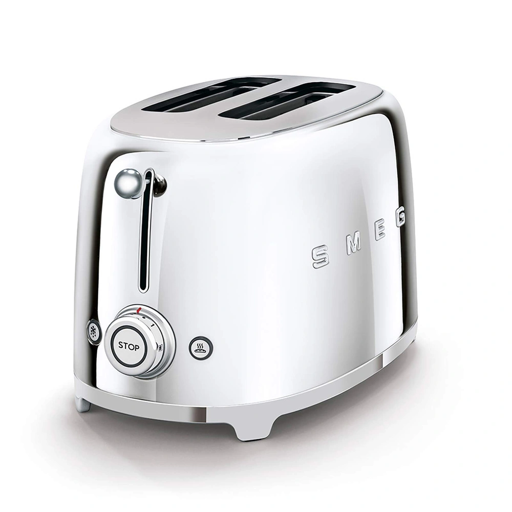 Smeg 2x2 Ekmek Kızartma Silver Tsf01sseu görseli 1