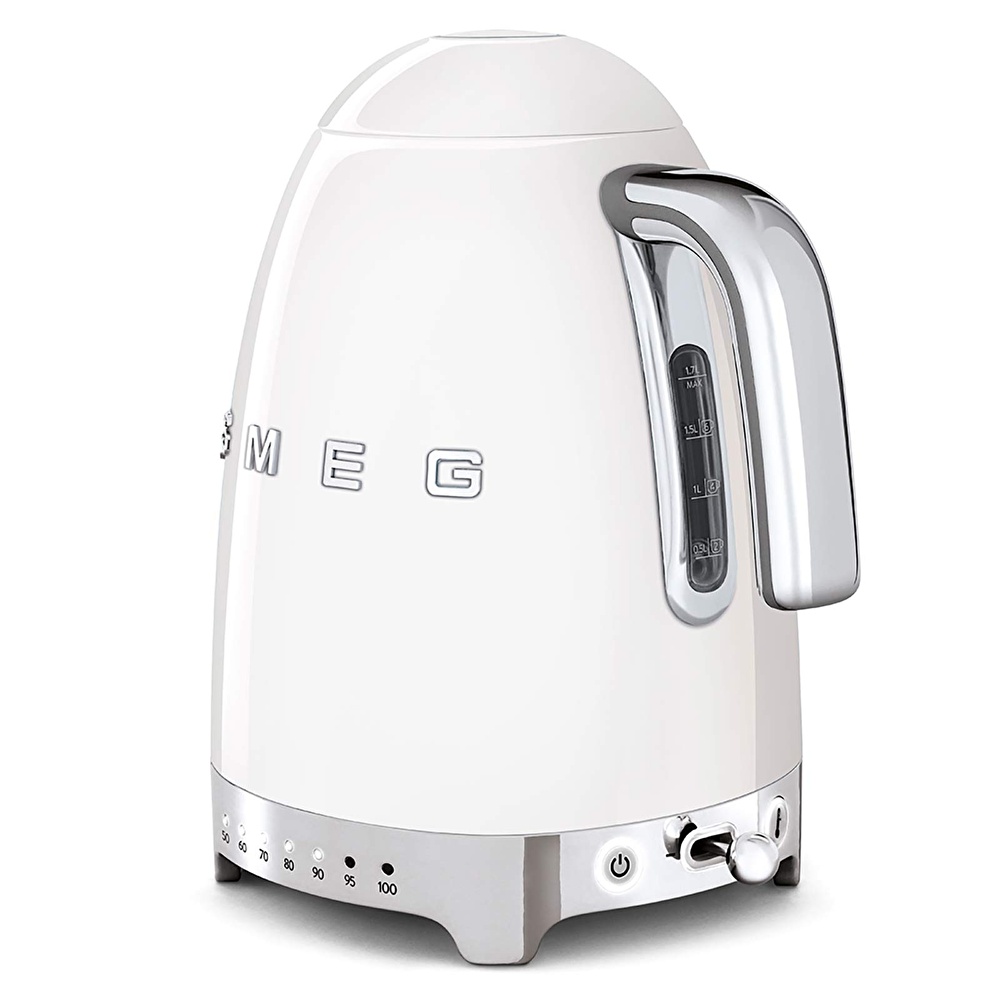 Smeg ısı Ayarlı Kettle White Klf04wheu görseli 3