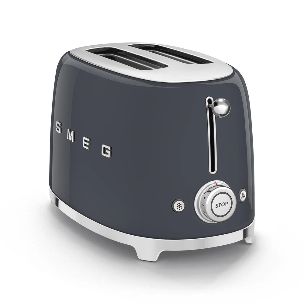 Smeg 2x1 Ekmek Kızartma TSF01GREU Barut Gri görseli 2