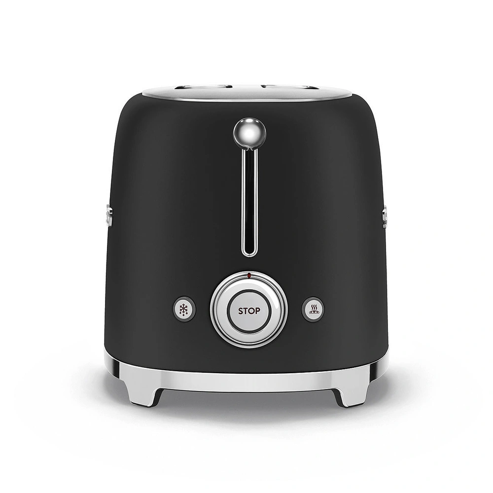 Smeg 2x1 Ekmek Kızartma TSF01BLMEU Matte Black görseli 5