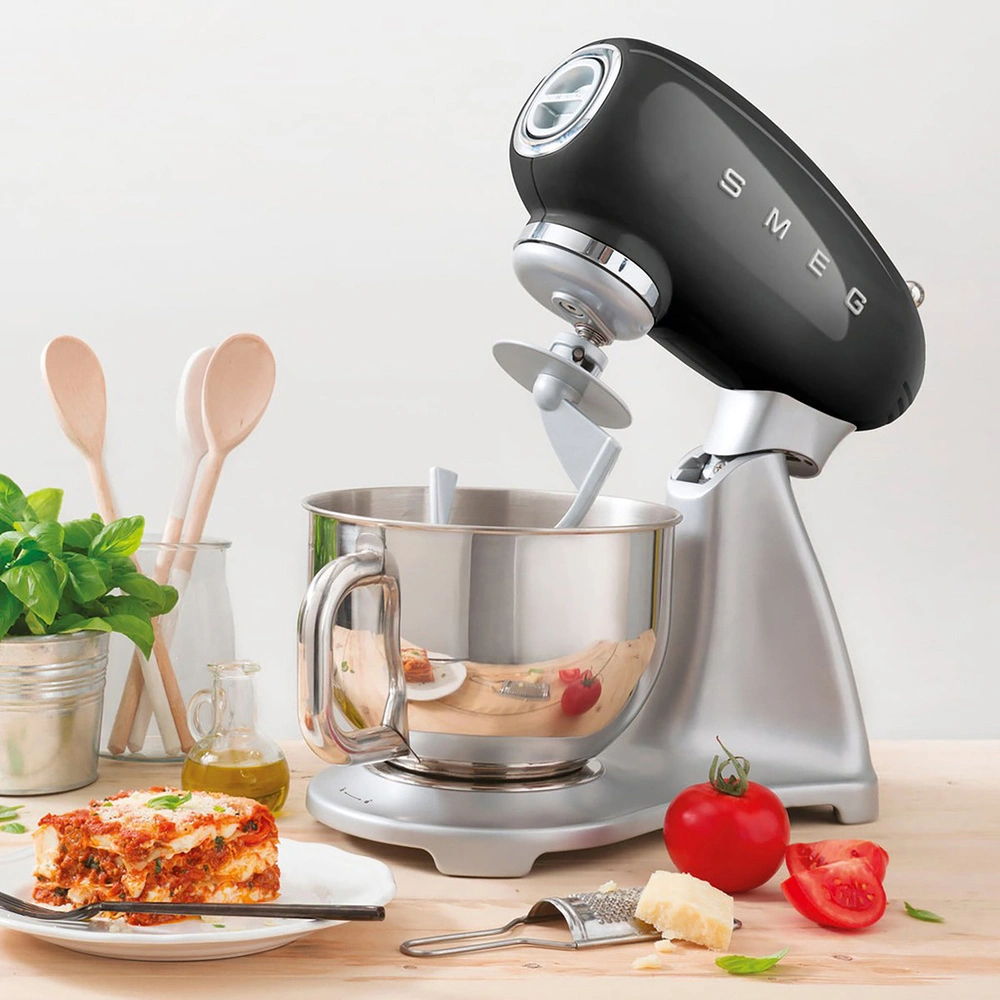 Smeg Hamur Karıştırma Makinesi Black Smf02bleu görseli 1