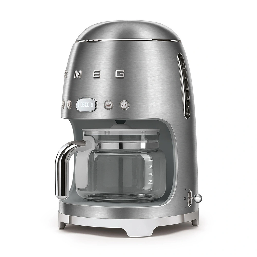 Smeg Filtre Kahve Makinesi Silver Dcf02sseu görseli 3