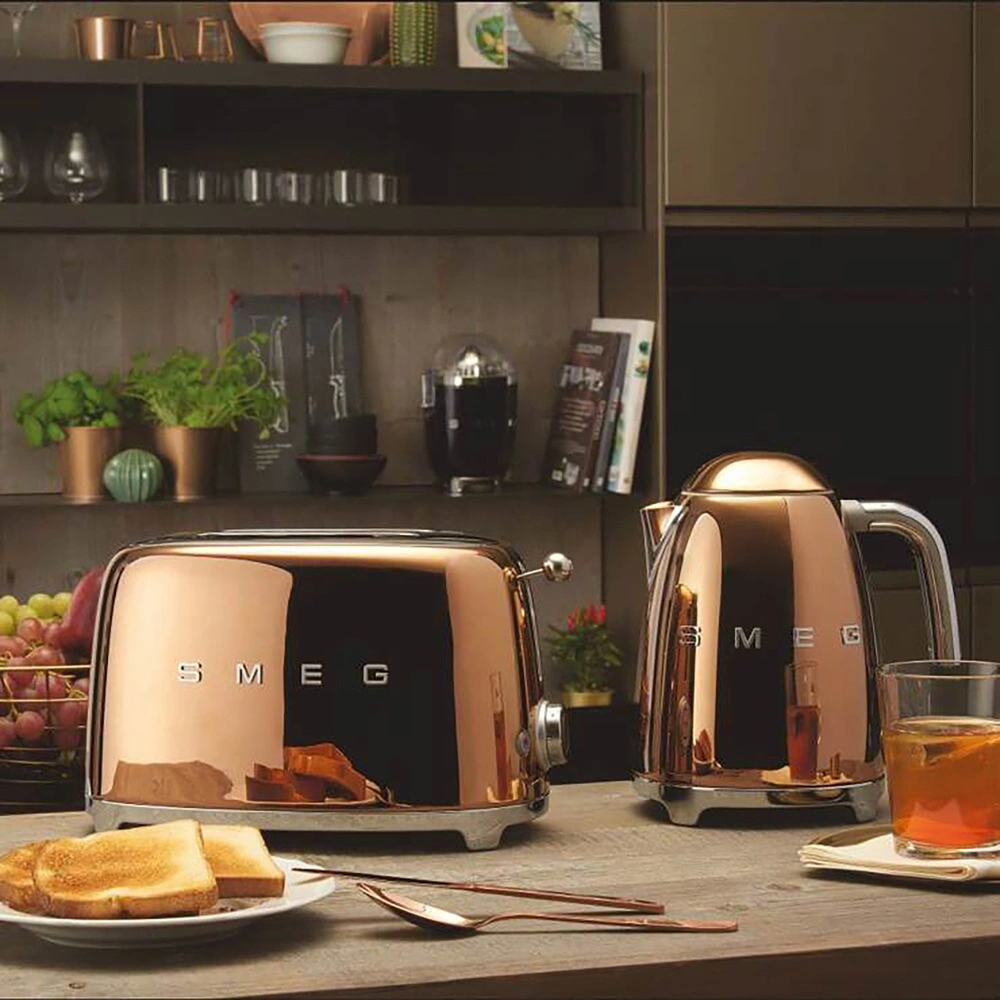 Smeg 2x1 Ekmek Kızartma TSF01RGEU Rosegold görseli 5