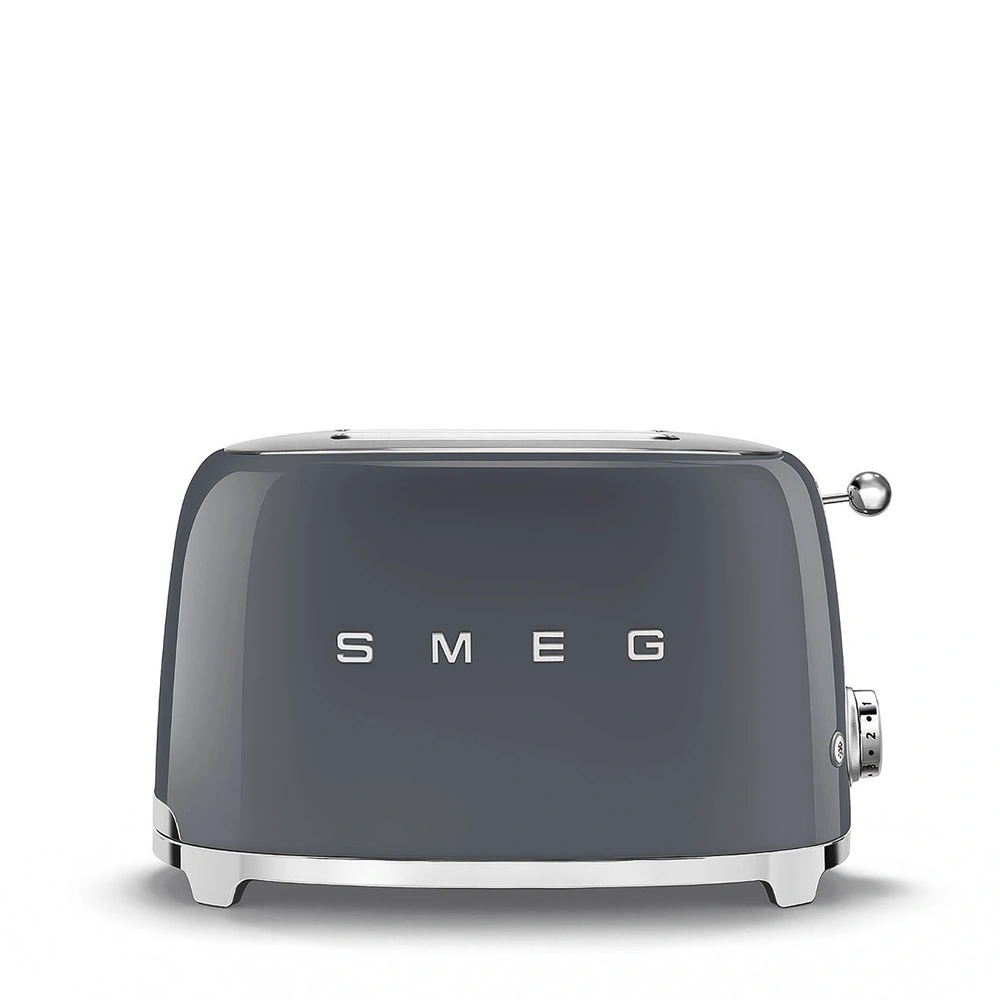 Smeg 2x1 Ekmek Kızartma TSF01GREU Barut Gri görseli 1