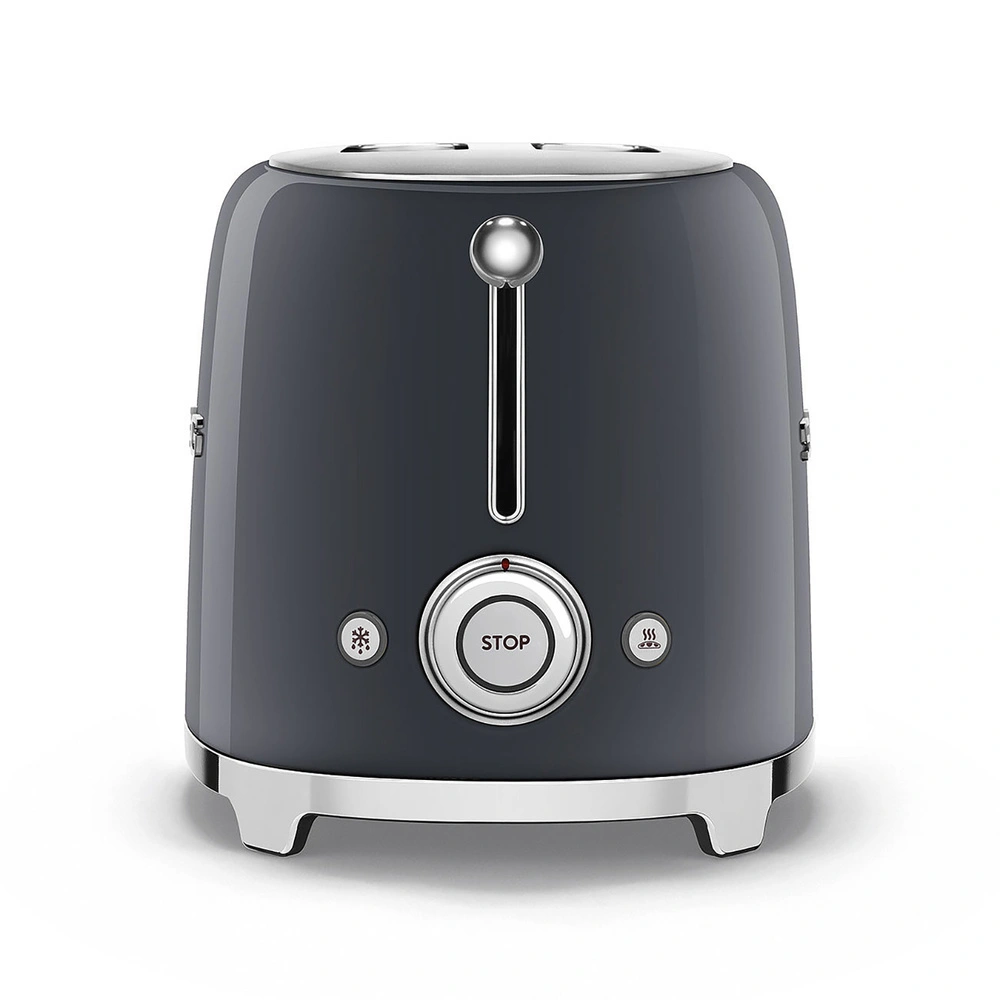 Smeg 2x1 Ekmek Kızartma TSF01GREU Barut Gri görseli 4