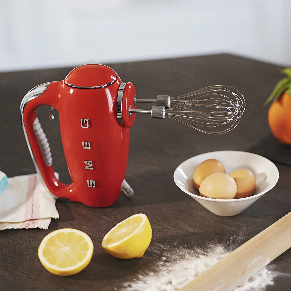 Smeg El Mikseri Kırmızı HMF01RDEU görseli 2