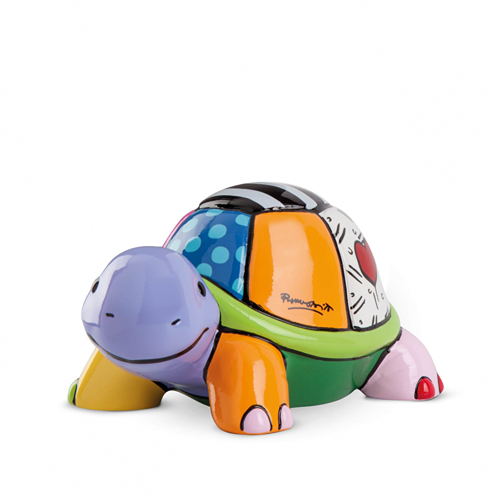 Egan Italy Britto Icons Kaplumbağa Dekoratif Obje 8 cm x 6 cm görseli 1