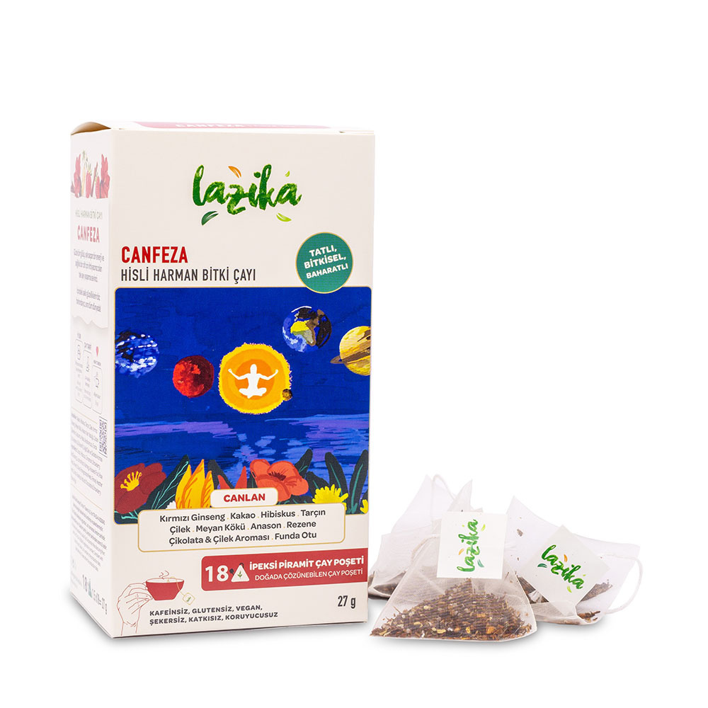 Lazika Canfeza Piramit Poşet Çay 27 G görseli 1