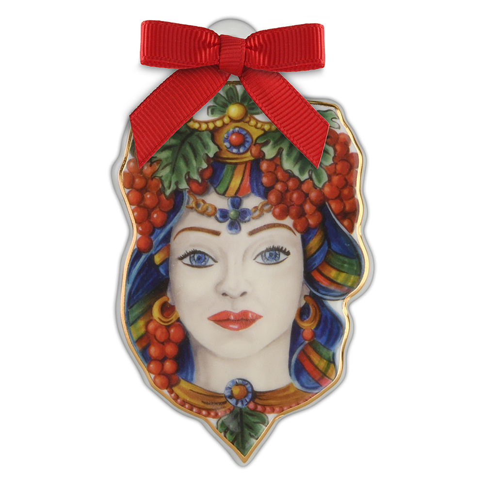 Baci Milano Joke Sicily Le Gioie Face Woman Dekoratif Obje görseli 1