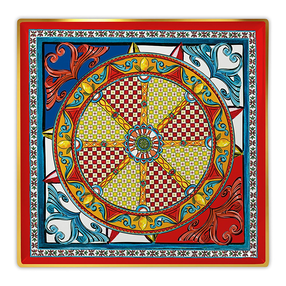 Baci Milano Sole Mio Kare Tabak 17 cm x 17 cm görseli 1